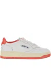 Autry X Maison Kitsune Sneakers Red In Red