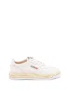 Autry Medalist Low Vintage X Mihara Yasuhiro White Sneakers With Handcrafted Sole In Leather Man In White