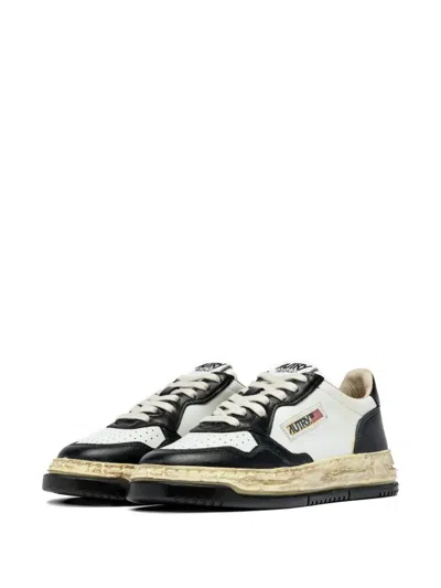 Autry X Maison Mihara Yasuhiro Perforated Sneakers In Multi