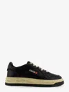 Autry X Mihara Yasuhiro Super Vintage Low Leather Sneakers In Black