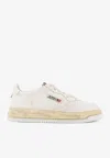 Autry Medalist Low Vintage X Mihara Yasuhiro White Sneakers With Handcrafted Sole In Leather Man In White