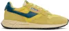 Autry Low Top Sneakers Rubber Sole In Suede/net Yel/corsai