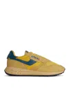 Autry Reelwind Lace-up Sneakers In Yellow