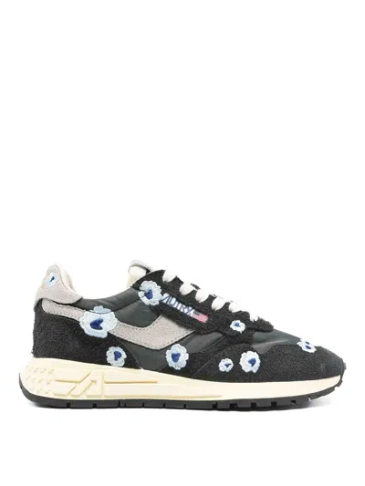 Autry Wind Reel Sneakers With Interchangeable Laces In Black