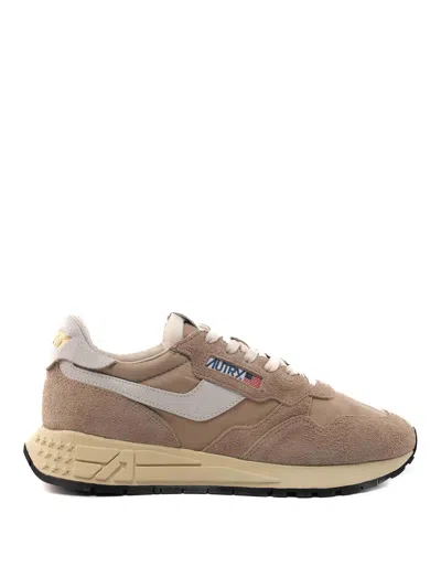 Autry Reelwind Low Sneakers In Beige