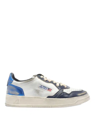 Autry Retro-inspired Sneakers With Textured Accents In Multi