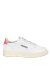 Autry Medalist Low Sneakers In White And Polignac Leather Shoes In White