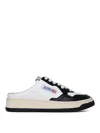 Autry Black Low Medalist Sneakers In White