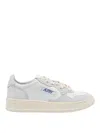 Autry White And Grey Medalist Low Sneakers