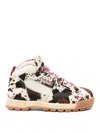 Autry High-top Patterned Ankle Length Boots In Multi