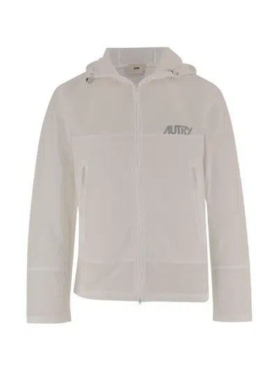 Autry Zip-fastening Hooded Jacket In Animal Print