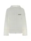 Autry Zip-up Ripstop Jacket In White