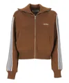 Autry Logo-patch Jacket In Brown