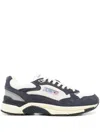 Autry Hyperway Lowsuebic Mesh Spblu Silv Sneakers In Blue