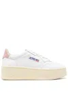 Autry Platform Low-top Sneakers With Platform Sole In White
