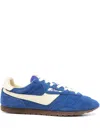 Autry 'windspin Low' Blue Sneaker With Logo On The Side And On The Heel