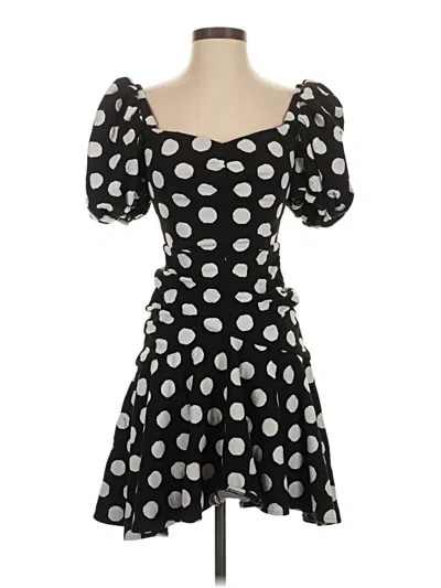 Pre-owned Autumn Adeigbo Cocktail Dress In Black