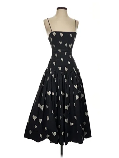 Pre-owned Autumn Adeigbo Cocktail Dress In Black