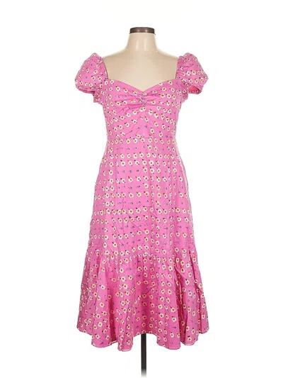 Pre-owned Autumn Adeigbo Cocktail Dress In Pink