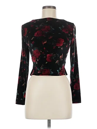 Pre-owned Autumn Adeigbo Long Sleeve Blouse In Black