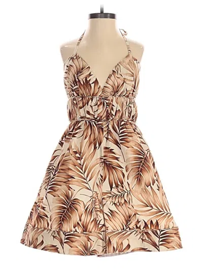 Pre-owned Autumn Adeigbo Romper In Gold