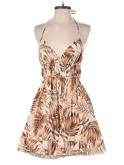 Pre-owned Autumn Adeigbo Romper In Tan