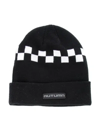 Pre-owned Autumn Adeigbo Wool Beanie In Black