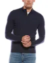 Autumn Cashmere 1/4-zip Cashmere Pullover In Blue