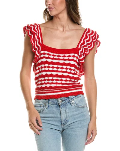 Autumn Cashmere 2-tone Knit Tank Top In Multi