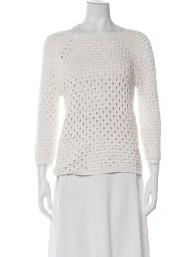 Pre-owned Autumn Cashmere Bateau Neckline Sweater In Multi