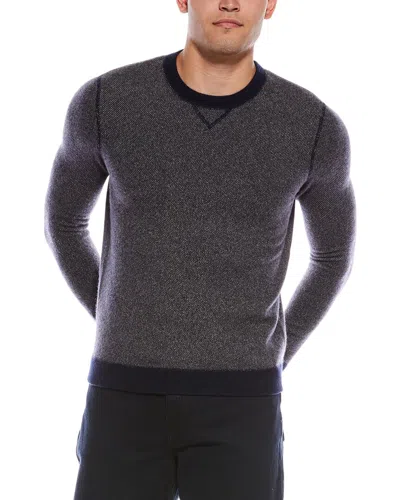 Autumn Cashmere Birdseye Cashmere Crewneck Sweatshirt In Gray