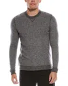 Autumn Cashmere Birdseye Cashmere Crewneck Sweatshirt In Gray