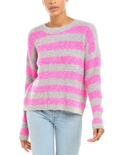 Autumn Cashmere Boucle Striped Wool & Cashmere-blend Sweater In Multi