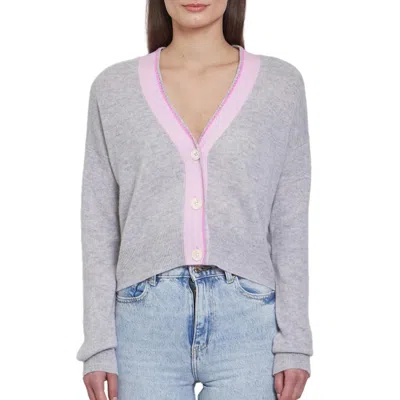Autumn Cashmere Boxy Cardigan In Cinderblock Combo In Multi