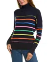 Autumn Cashmere Breton Stripe Cashmere Sweater In Multi