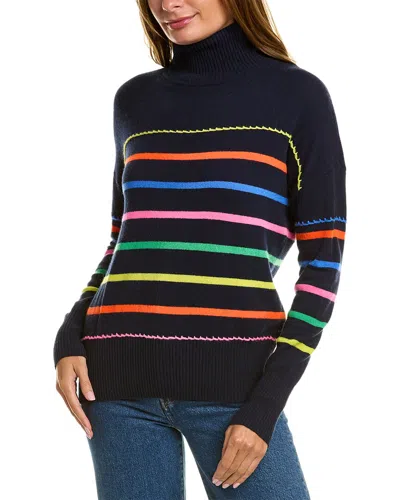 AUTUMN CASHMERE AUTUMN CASHMERE BRETON STRIPE CASHMERE SWEATER