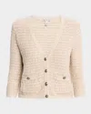 Autumn Cashmere Button-down Cotton Knit Cardigan In Neutral