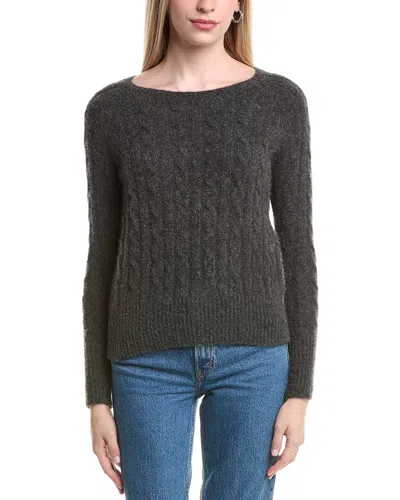Autumn Cashmere Cable Cashmere & Silk-blend Sweater In Gray