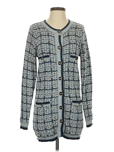 Pre-owned Autumn Cashmere Cardigan Sweater In Blue