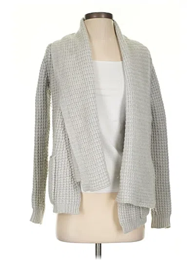 Pre-owned Autumn Cashmere Cardigan Sweater In Gray