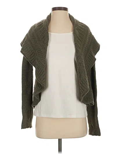 Pre-owned Autumn Cashmere Cardigan Sweater In Green