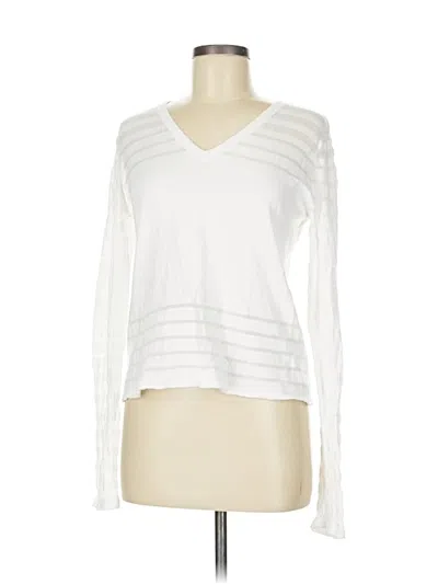 Pre-owned Autumn Cashmere Cardigan Sweater In White