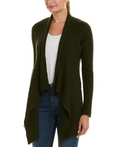 Autumn Cashmere Cashmere & Wool-blend Cardigan In Black