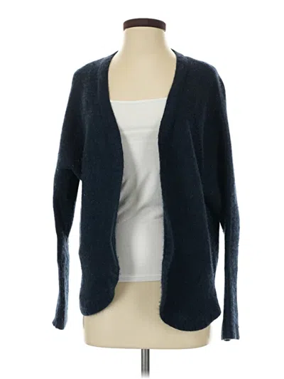 Pre-owned Autumn Cashmere Cashmere Cardigan Sweater In Blue