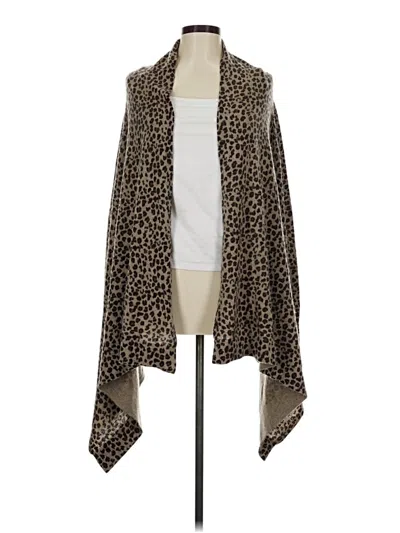 Pre-owned Autumn Cashmere Cashmere Cardigan Sweater In Brown