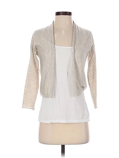 Pre-owned Autumn Cashmere Cashmere Cardigan Sweater In Ivory