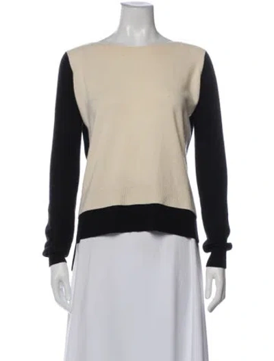 Pre-owned Autumn Cashmere Cashmere Colorblock Pattern Sweater