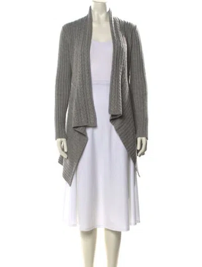 Pre-owned Autumn Cashmere Cashmere Cowl Neck Sweater In Gray
