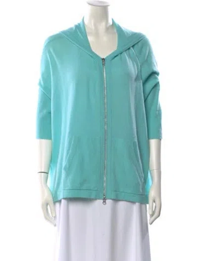 Pre-owned Autumn Cashmere Cashmere Crew Neck Sweater In Blue