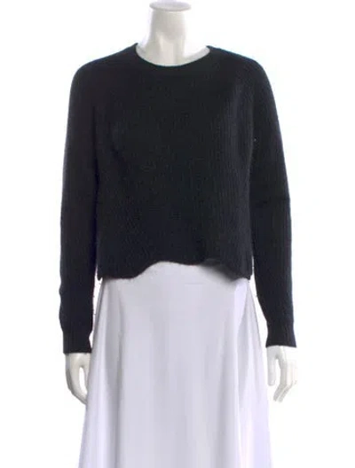 Pre-owned Autumn Cashmere Cashmere Crew Neck Sweater In Blue